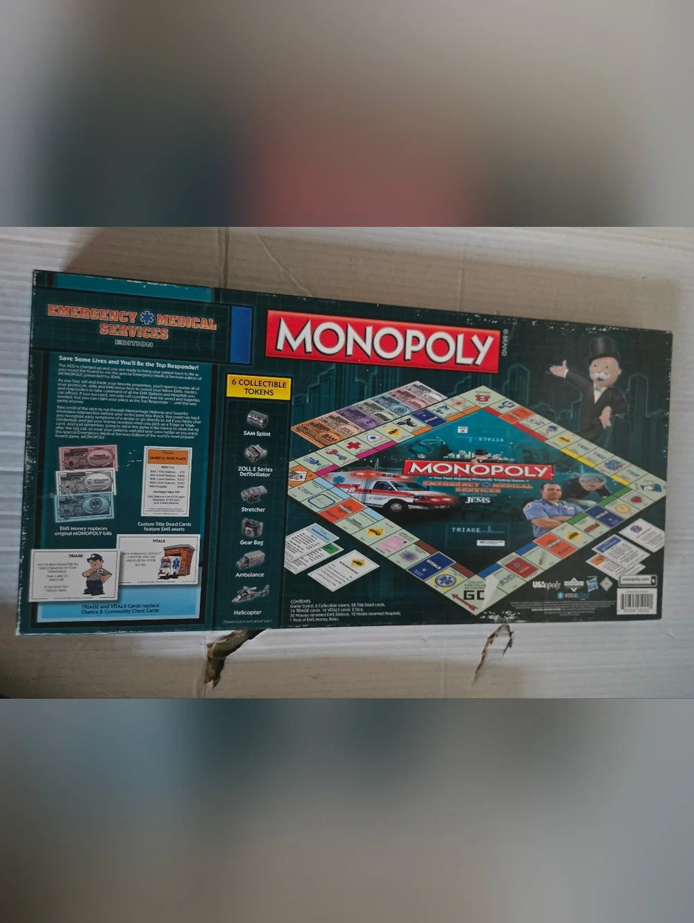 MONOPOLY: Emergency Medical Services Edition Board Game (Jems) - Picture 2 of 15